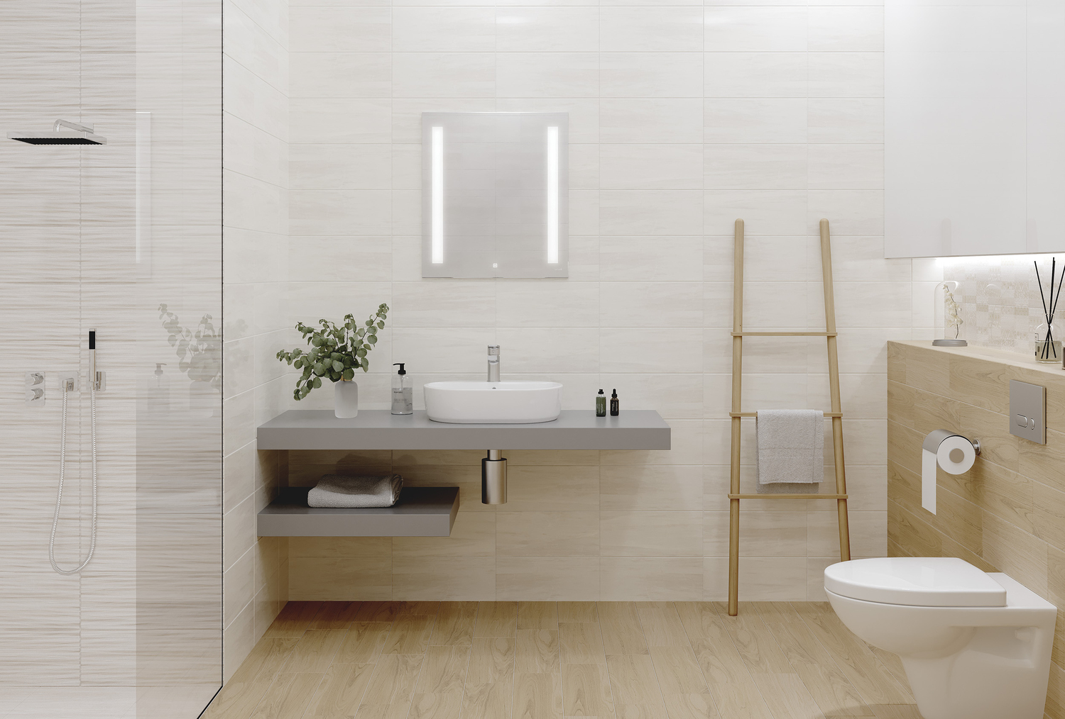 Atria бордюр многоцветный (AN1J451DT) 5x44 Cersanit