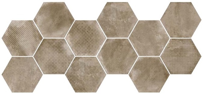 23602 Urban Hexagon Melange Nut 29,2X25,4 EQUIPE