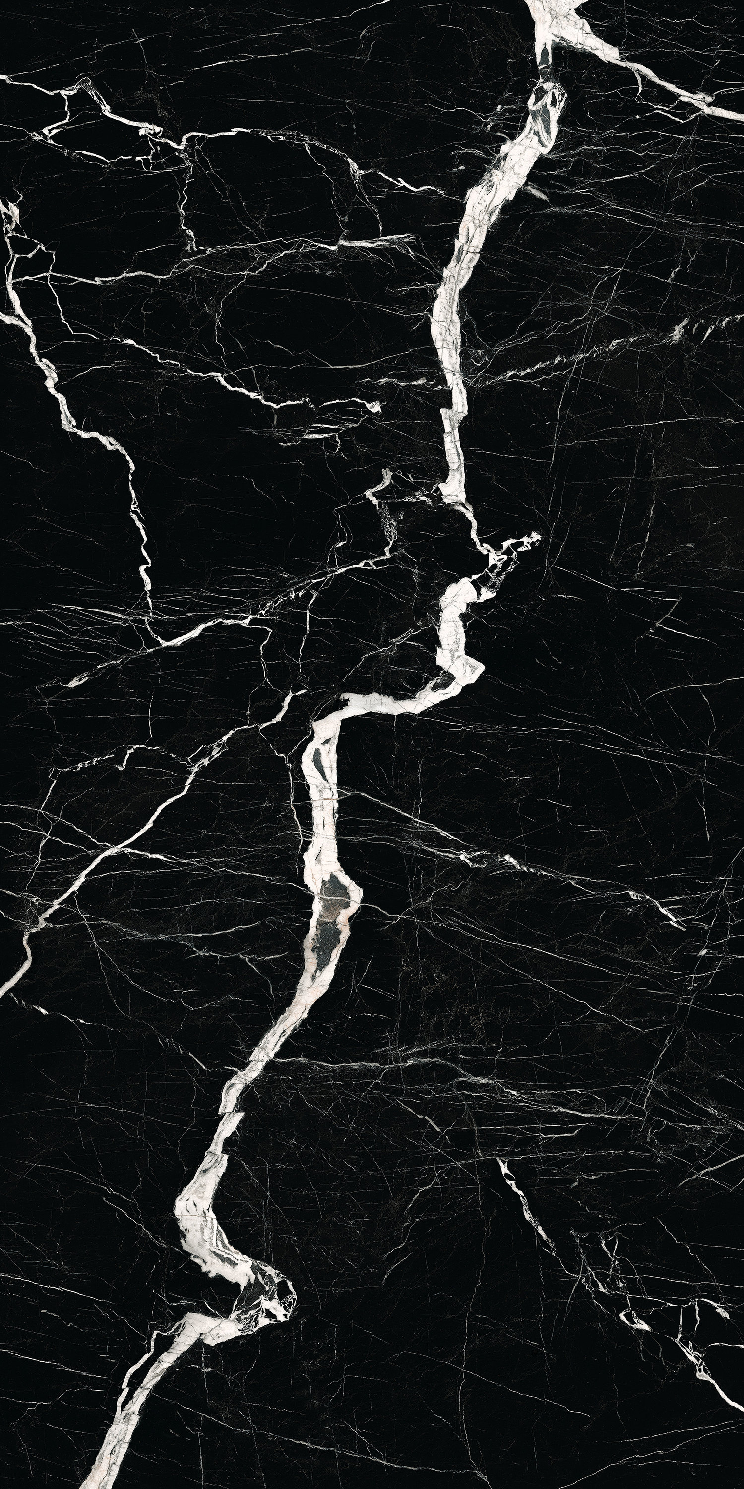 Ararat Lighthing Black Matt Спеченный камень 1600x3200x12 Delfone