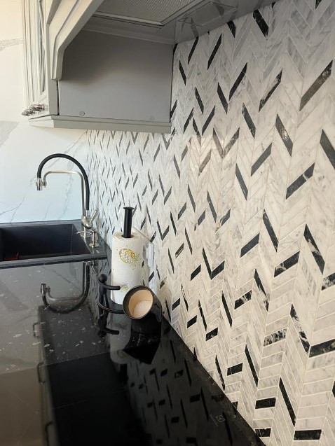 PIX210 Honey onyx, Dondong из оникса и мрамора полированная 48x48 305х305x8 Pixmosaic