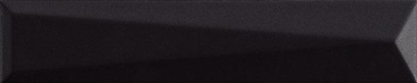 192082 Up Lingotto Black Matte 25x5 Ava Ceramica