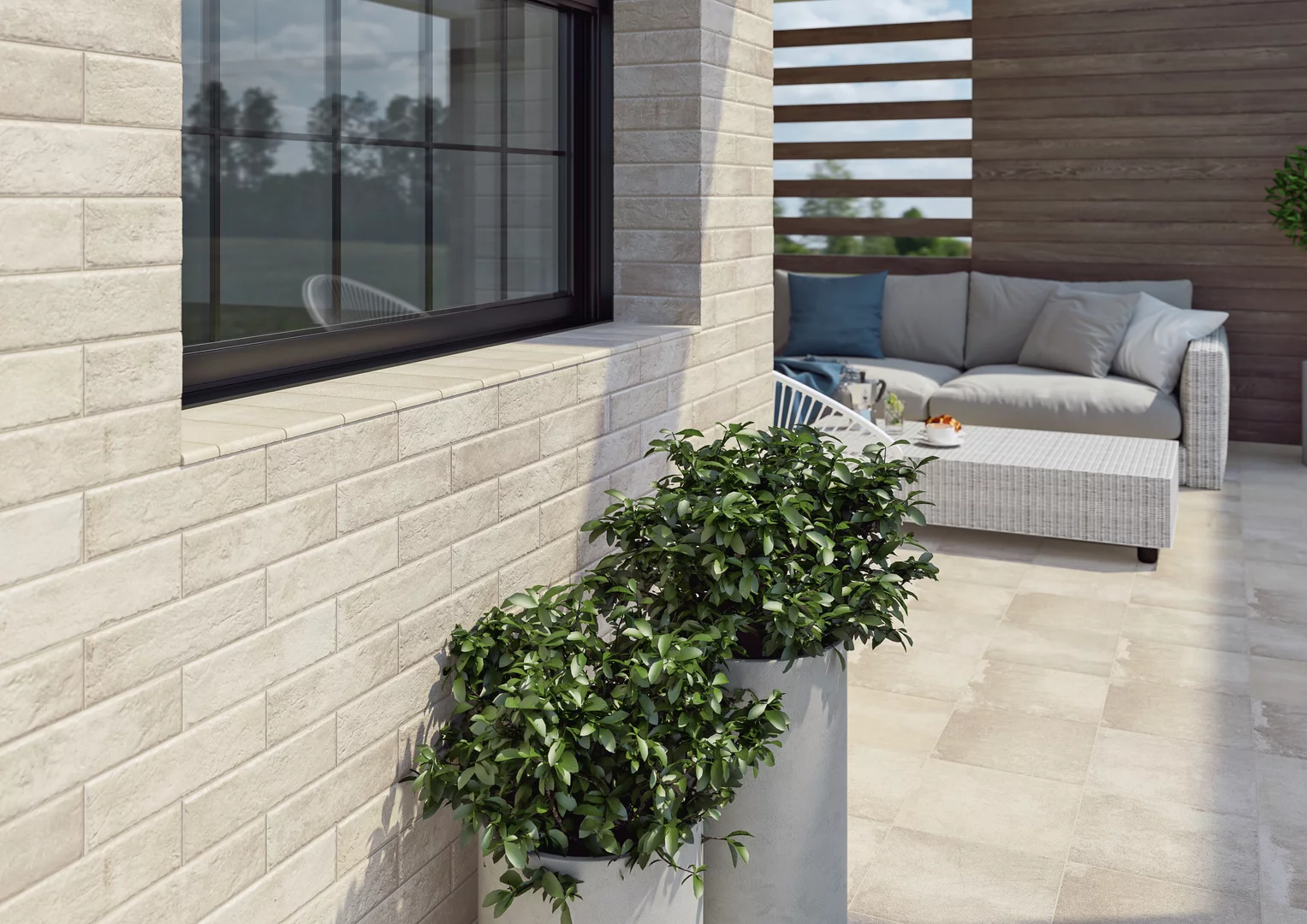 Scandiano Ochra Elewacja 7mm 24x6,5 Paradyz фото 19
