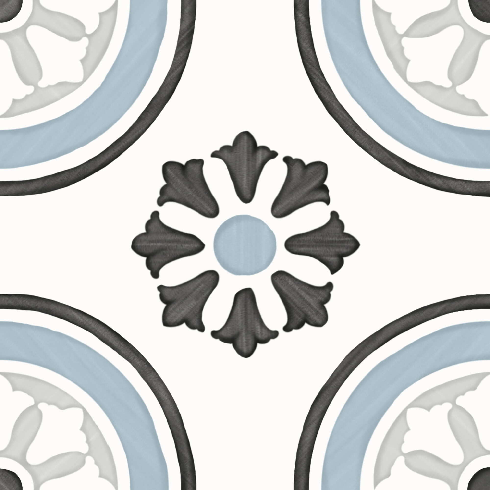 31085 Tanger Blue Dhalia 12.3x12.3 Harmony фото 2