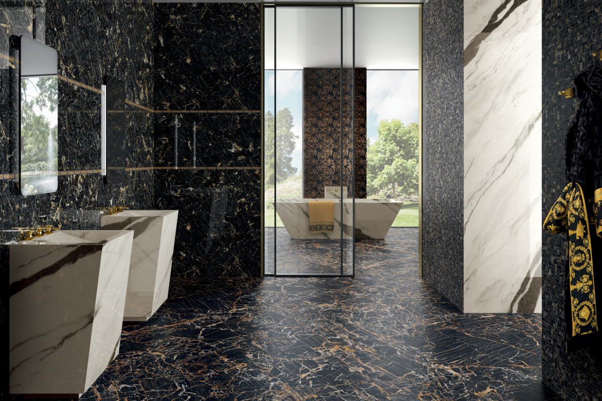 G67584 Black & Gold Lux R 60x120 Versace (Gardenia Orchidea) фото 9
