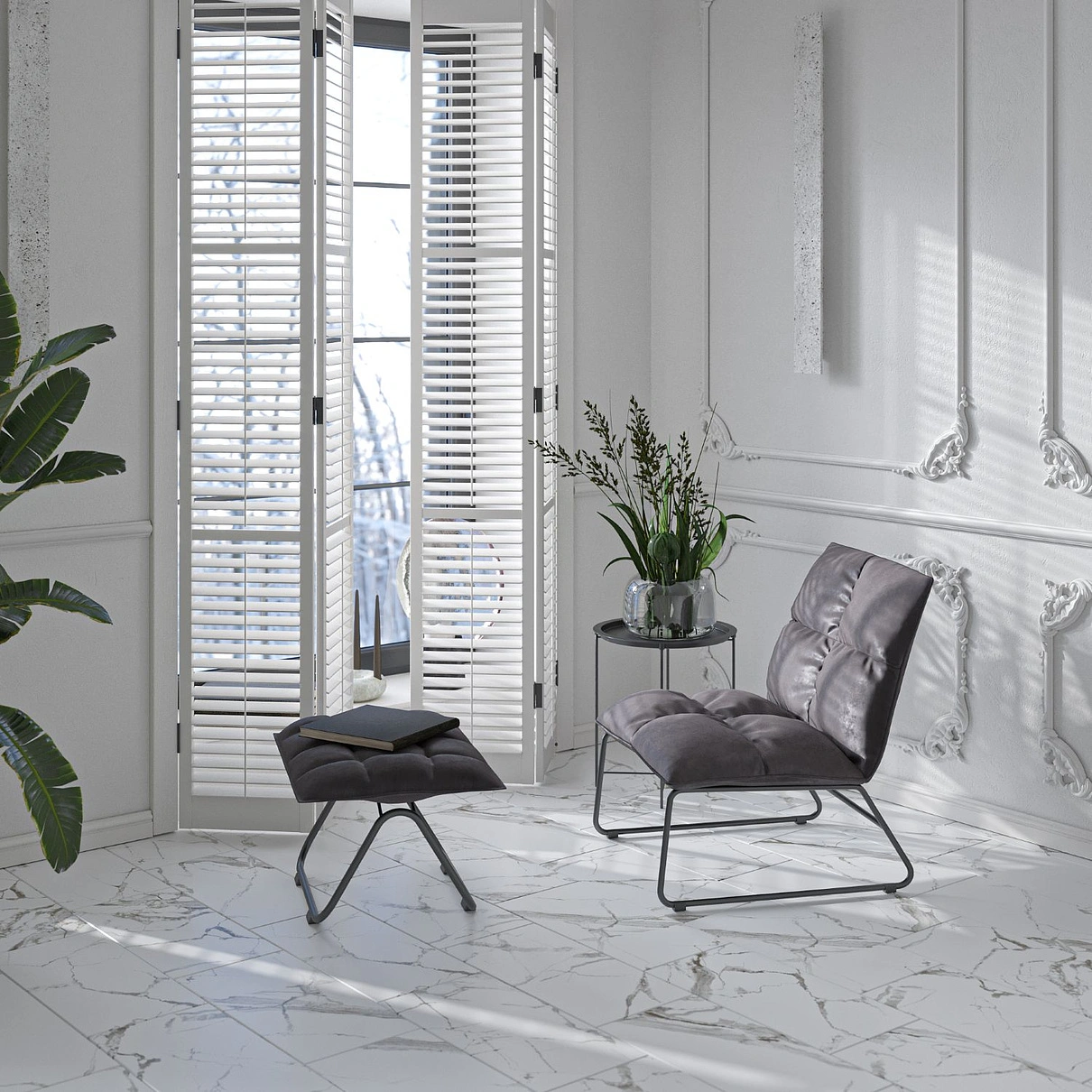 Норд 7 Белый 600х300 Керамин фото 19