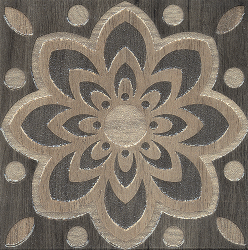 HGD/B30/TU0031L Вставка Фратте серый лаппатированный 20х20 Kerama Marazzi