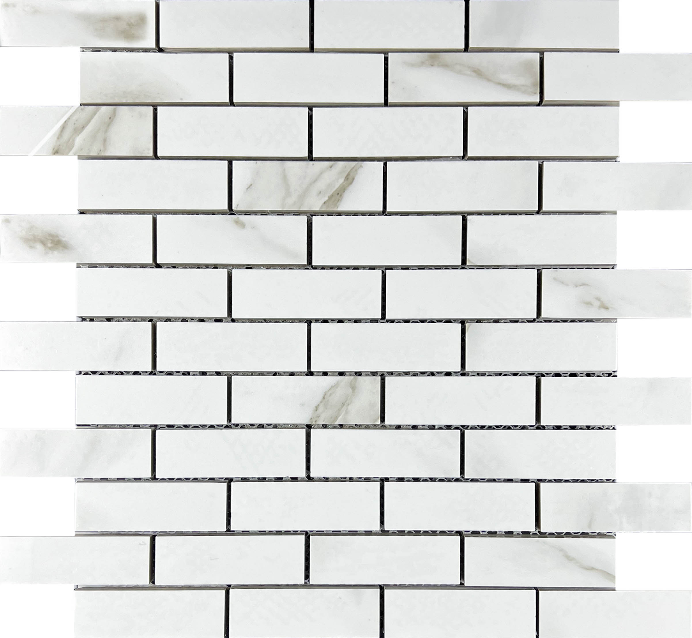 Mosaic Statuario Eva brick bone 32.1x29.9 Velsaa