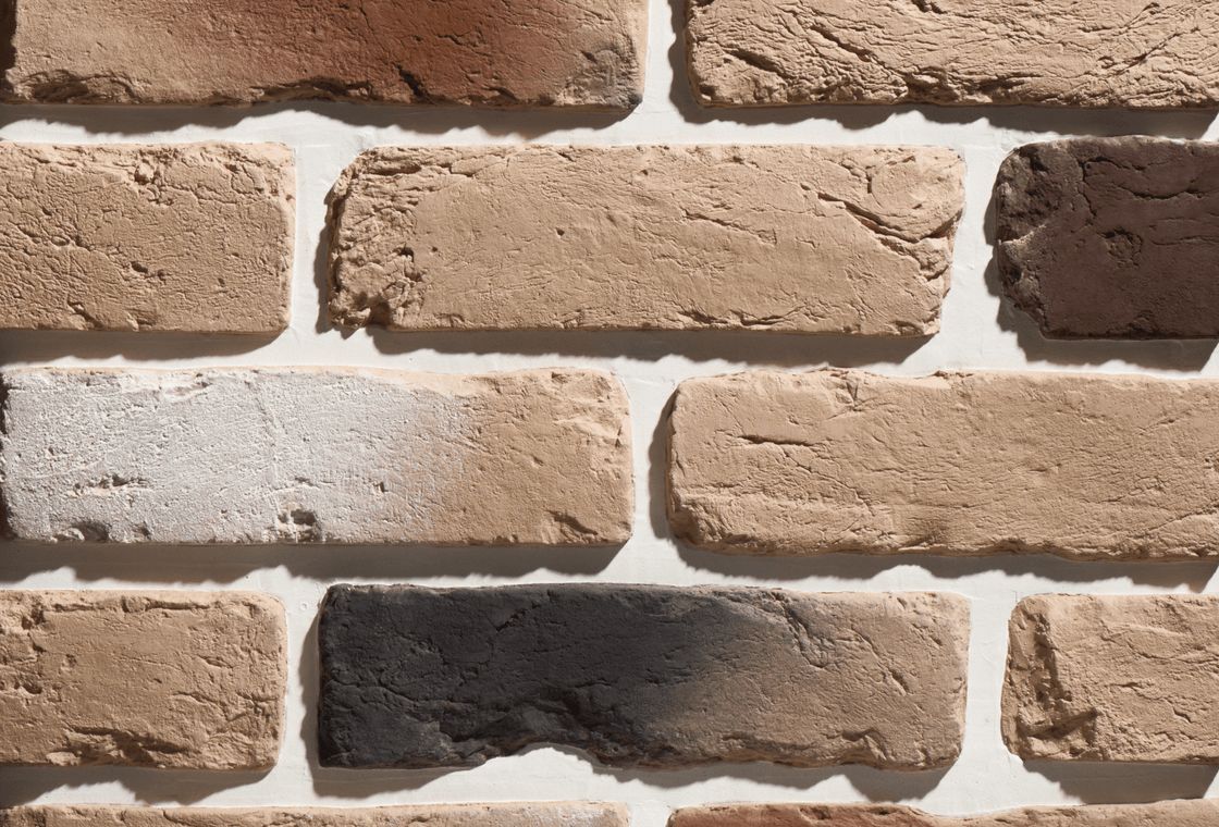 Декоративный кирпич Плоскость Орлеан 402 25-28x7-8x1,7 Leonardo Stone