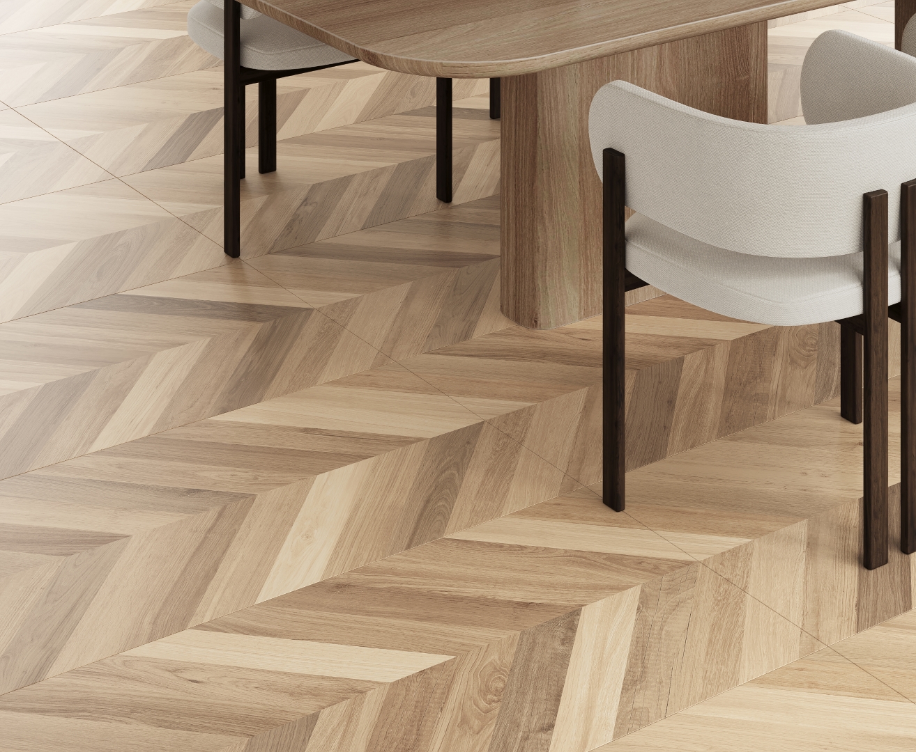 Wood Royal Almond Chevron M Laparet