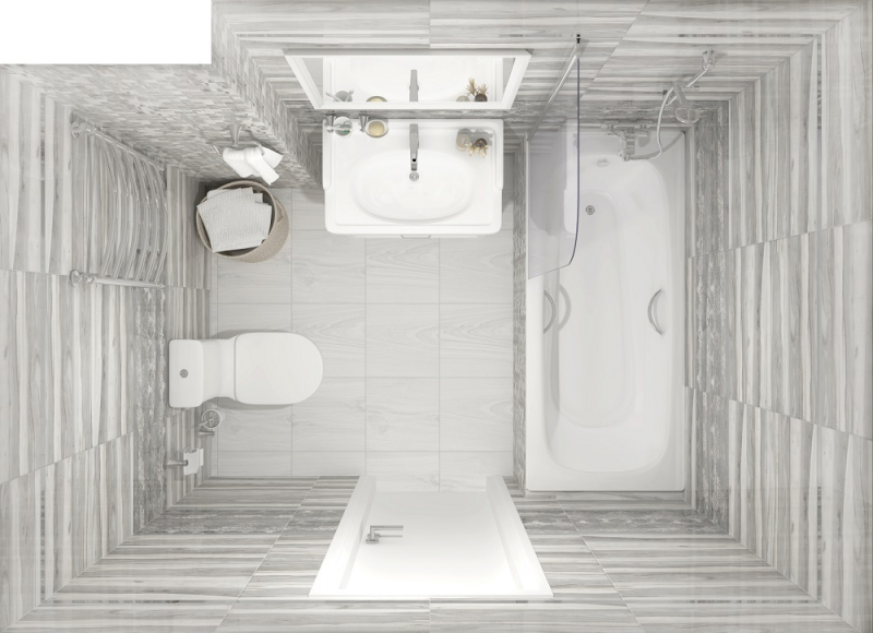 Декор Grace Fancy серый 20х60 Laparet
