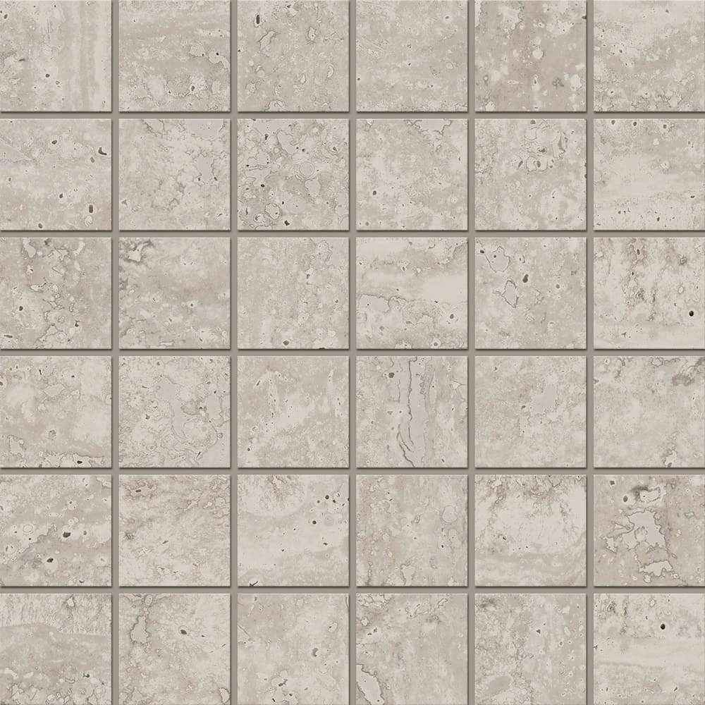 Мозаика RE01 Stride White Неполированный (5х5) 30x30 Estima