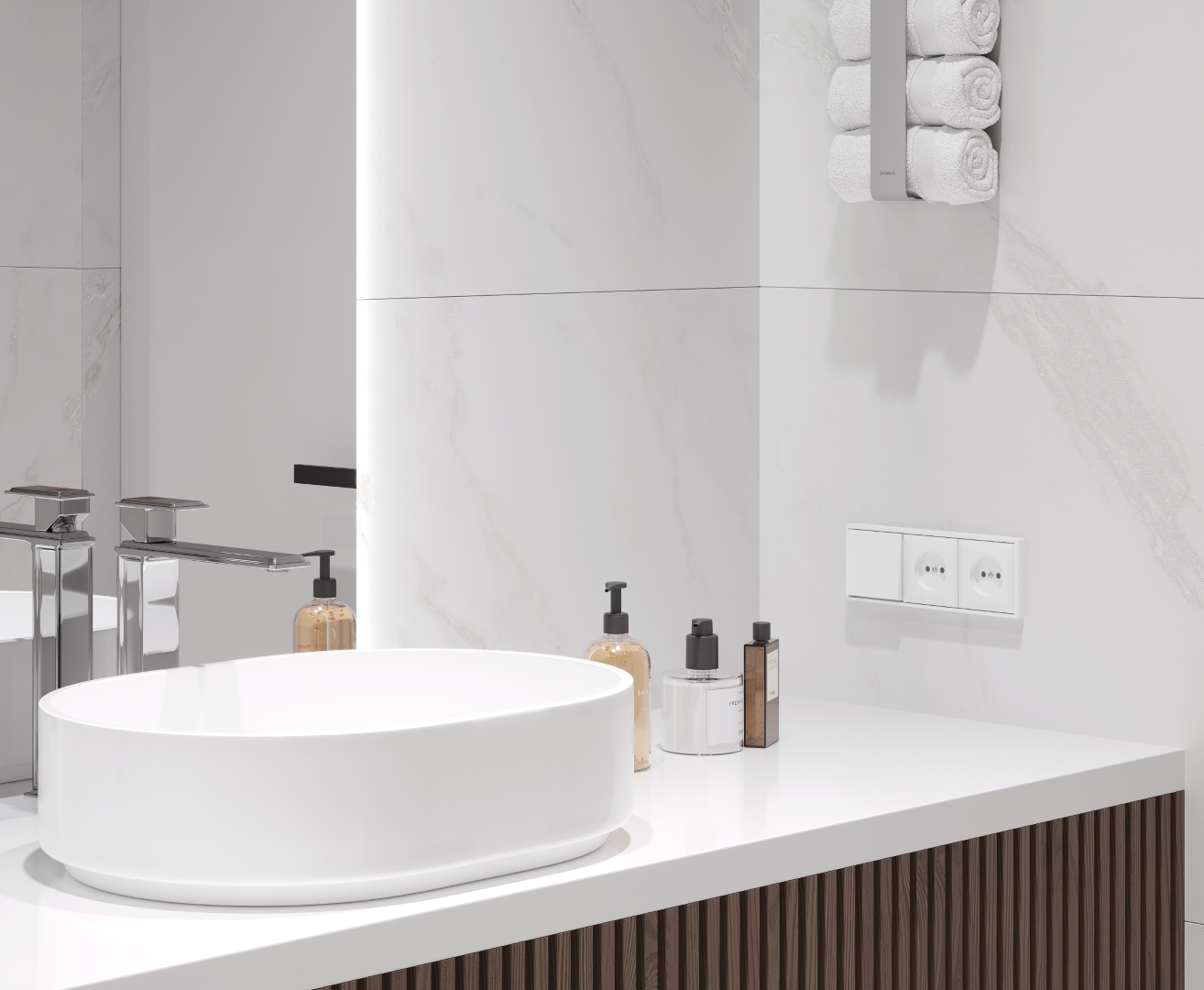 Calacatta Michael белый лаппатированный шайн 60х120 Laparet