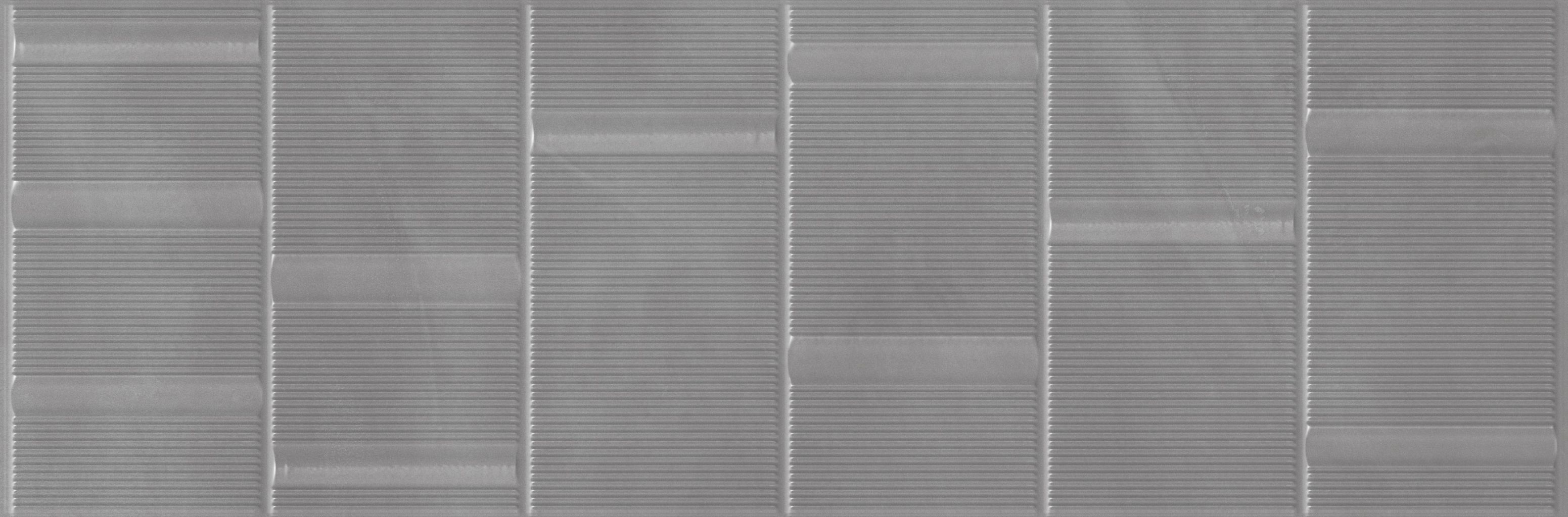 875 Континуум Грэй рельеф мелкие линии 32,5x100 Eurotile Ceramica фото 3