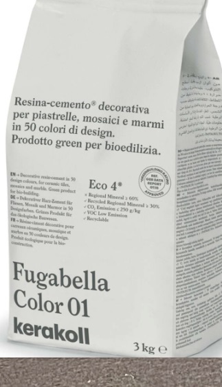 Fugabella Color затирка для швов 38 3кг Kerakoll