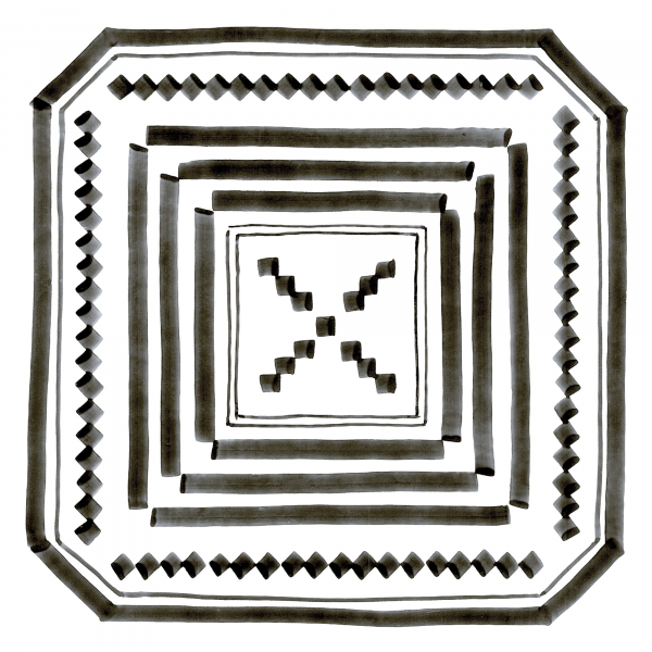 Octogono Variette Sombra Mix g.156 20x20 VIVES