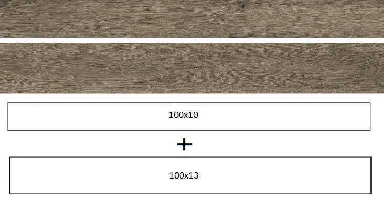 Woodreal Tortora 130x1000 / 100х1000 мм Ragno Marazzi