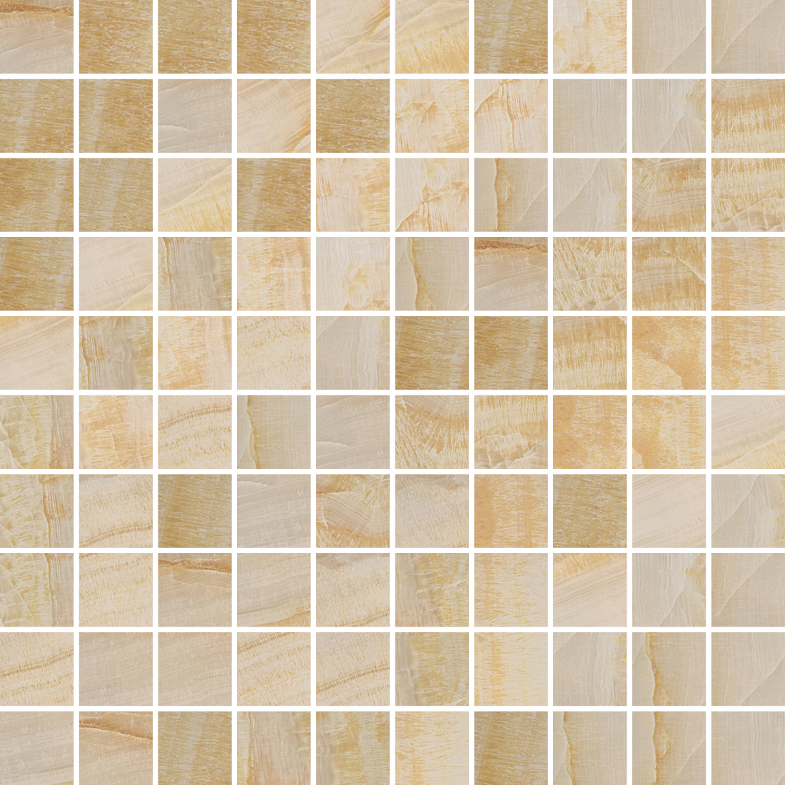 240502 MARBLE MOSAICS T100 ORO 29,1x29,1 Versace (Gardenia Orchidea)
