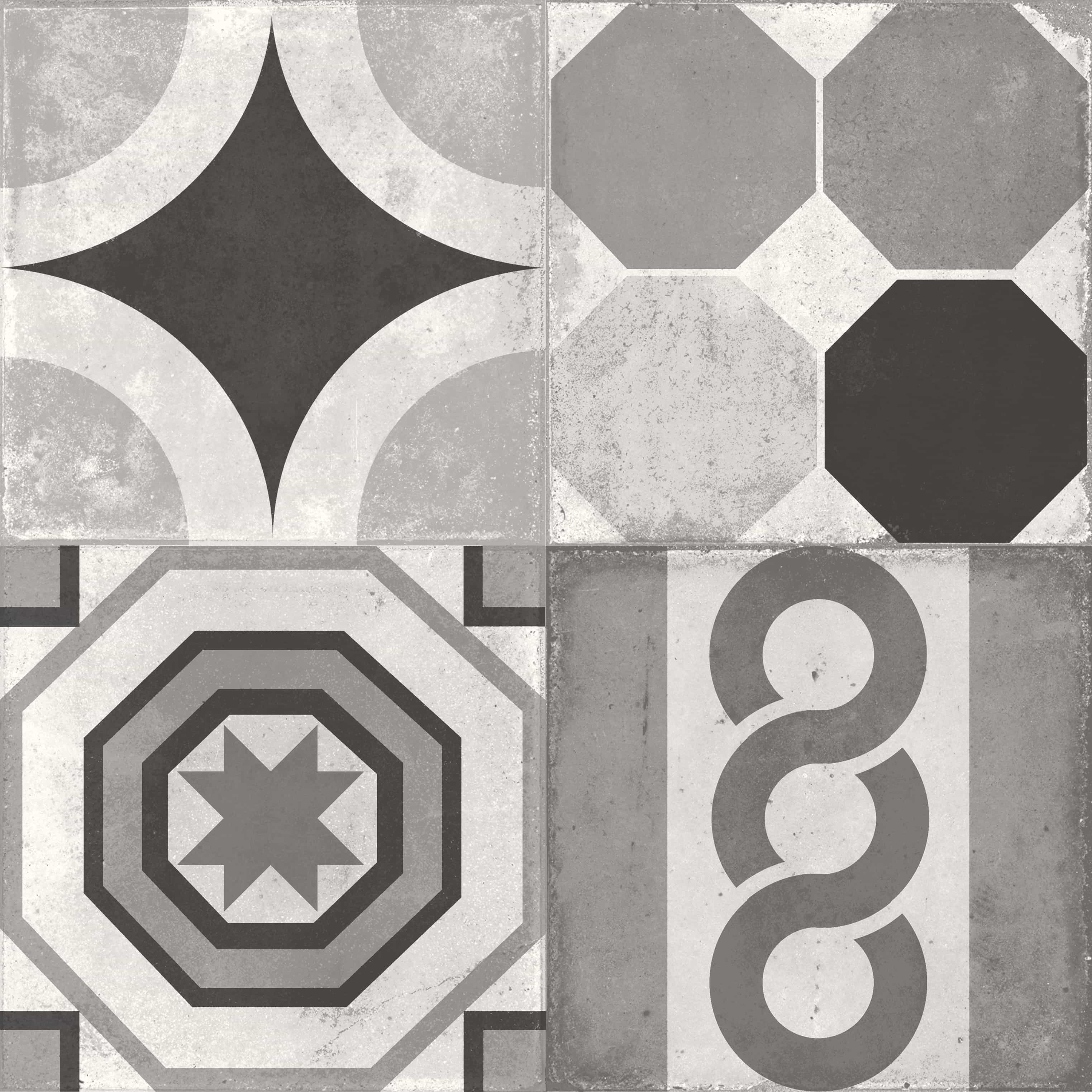 Heritage Mix Grey 33x33 Gresart
