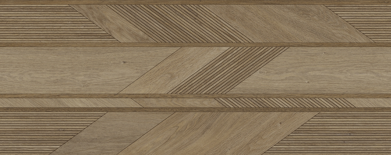 100337338 Gent Arrow 3D Roble 59,6x150 Porcelanosa