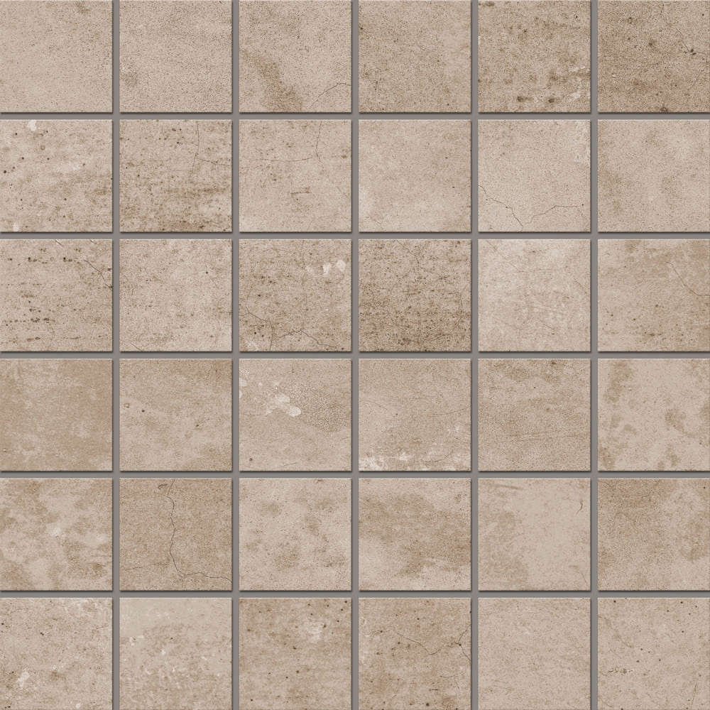 Мозаика EE02 Seed Creamy Неполированный (5х5) 30x30 Estima