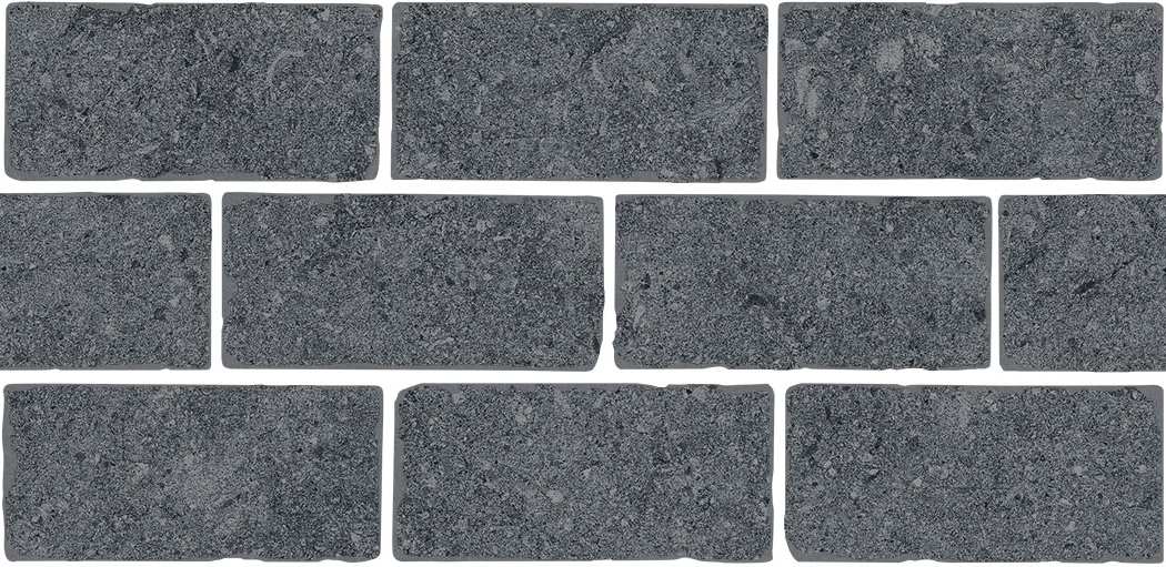 BR021T Бордюр Роверелла серый темный мозаичный 34,5x14,7x0,9 Kerama Marazzi