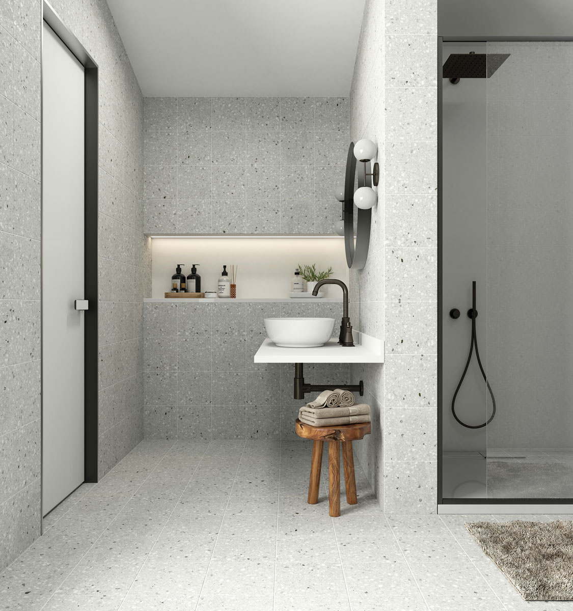 BACKSTAGE GREY 45x45 Dvomo