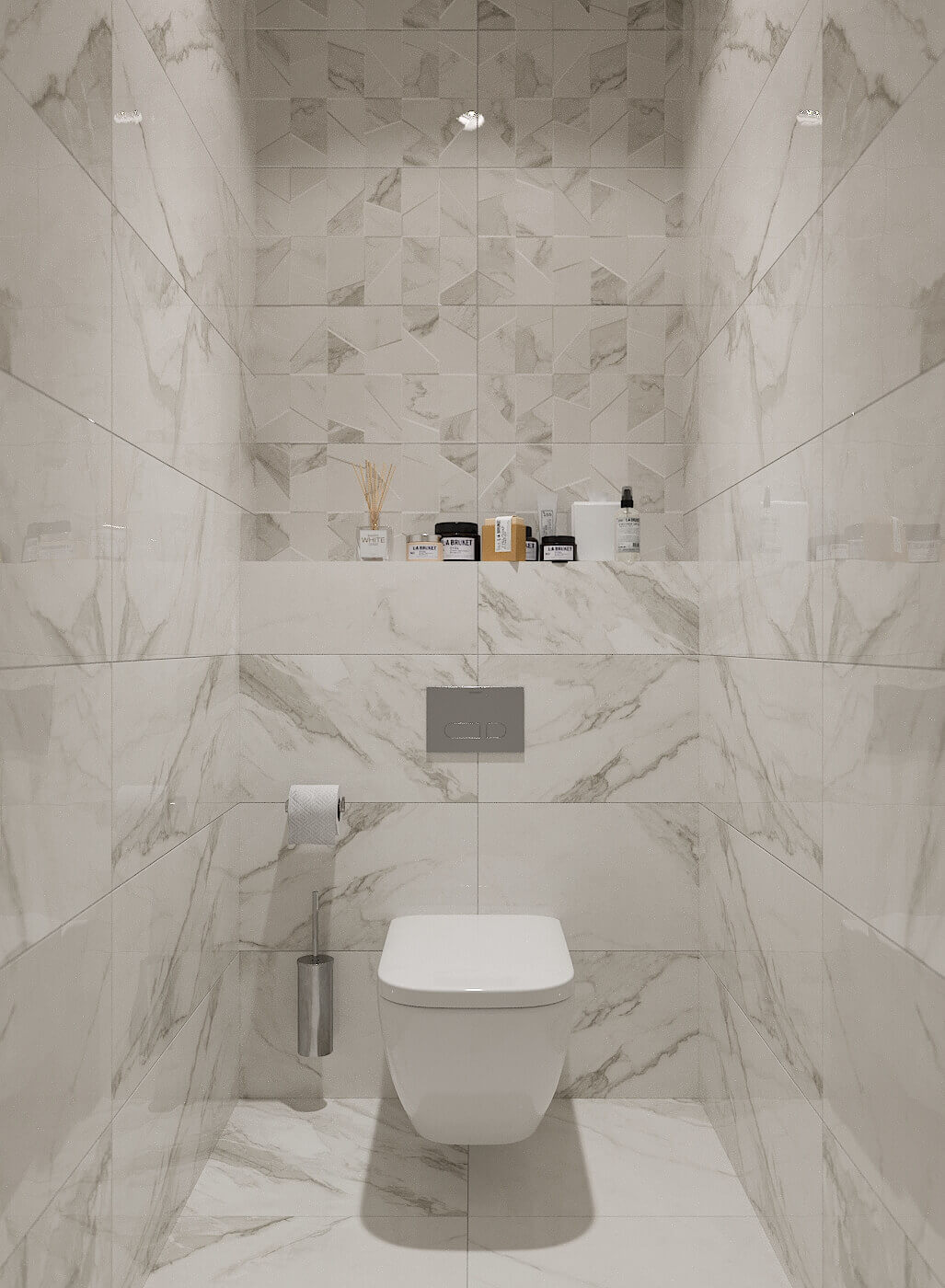 Calacatta Art Silver Artcer