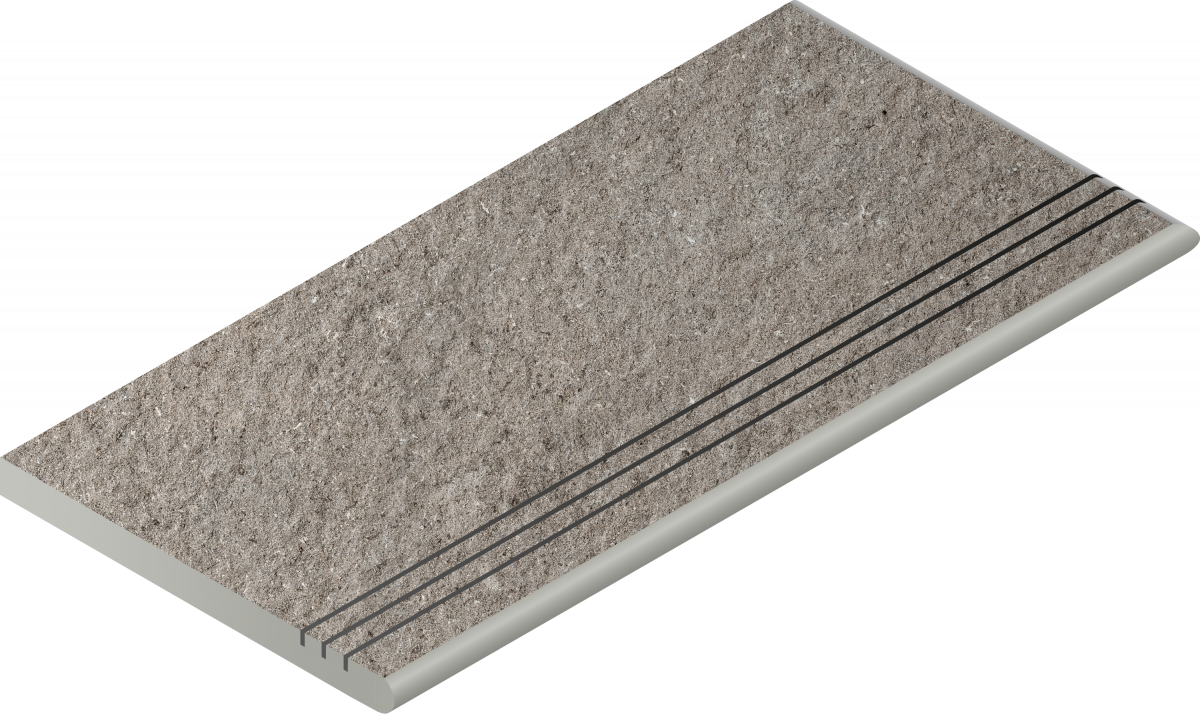 620040000156 Grey Gradino Round Grip Dx 30x60 Italon