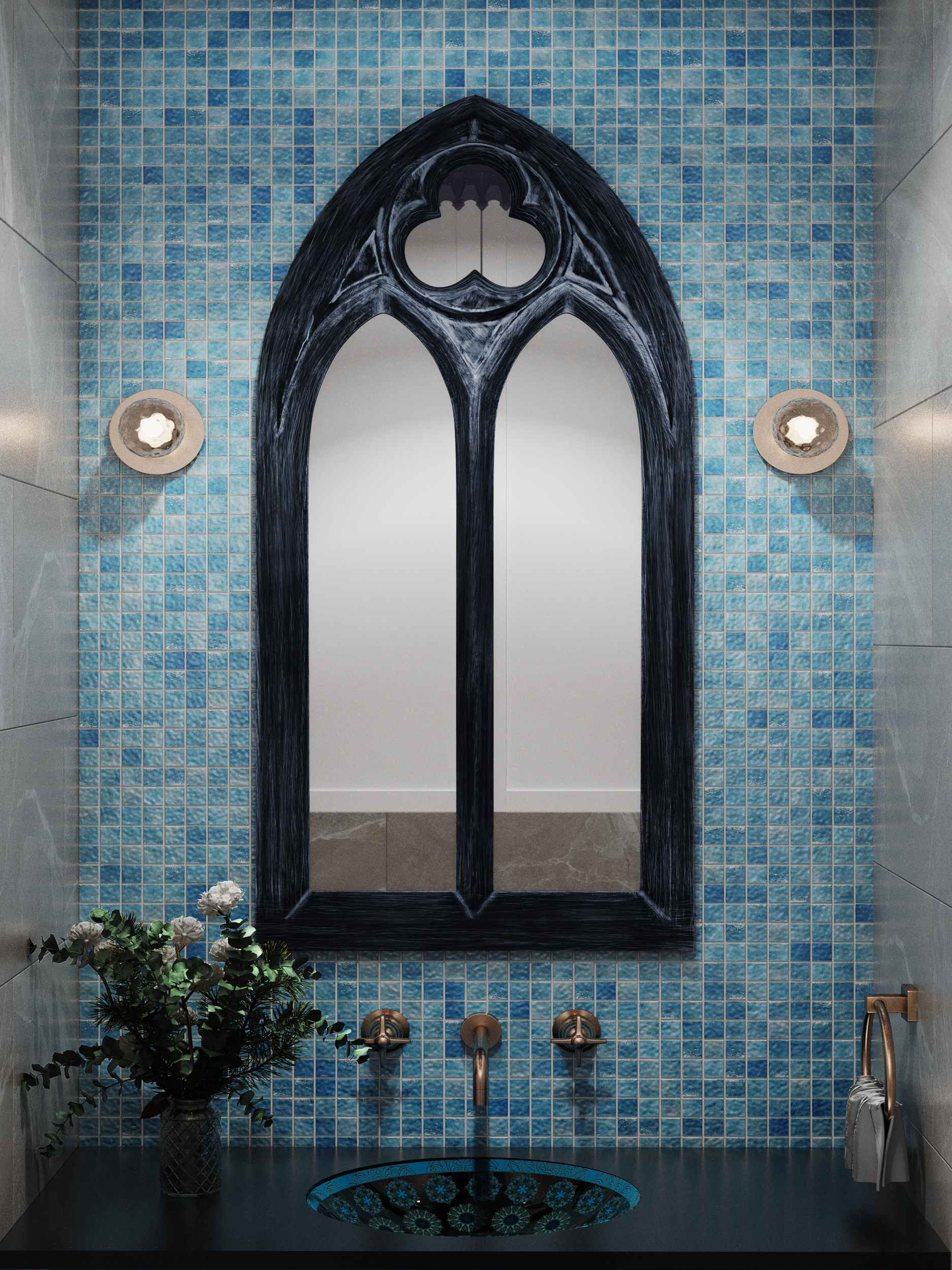 Green glass (стекло) 25*25 300*300 Bonaparte фото 12