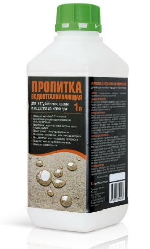 Пропитка водоотталкивающая для натурального камня и изделий из клинкера 1л Stone4Home