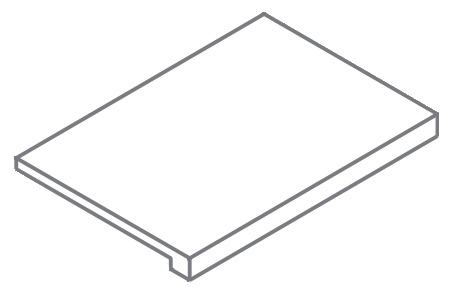 620070002194 Metropolis Calacatta Gold Scalino Frontale Nat 33x160 Italon