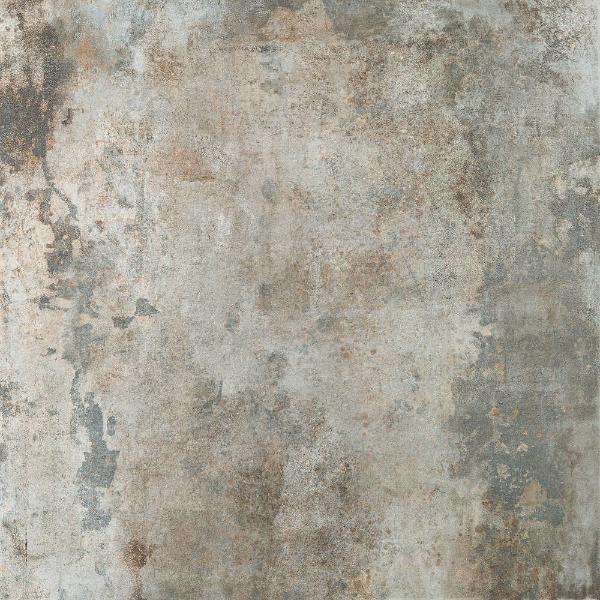 Rusty Metal Silver Luxglass Rec 120x120 Pamesa