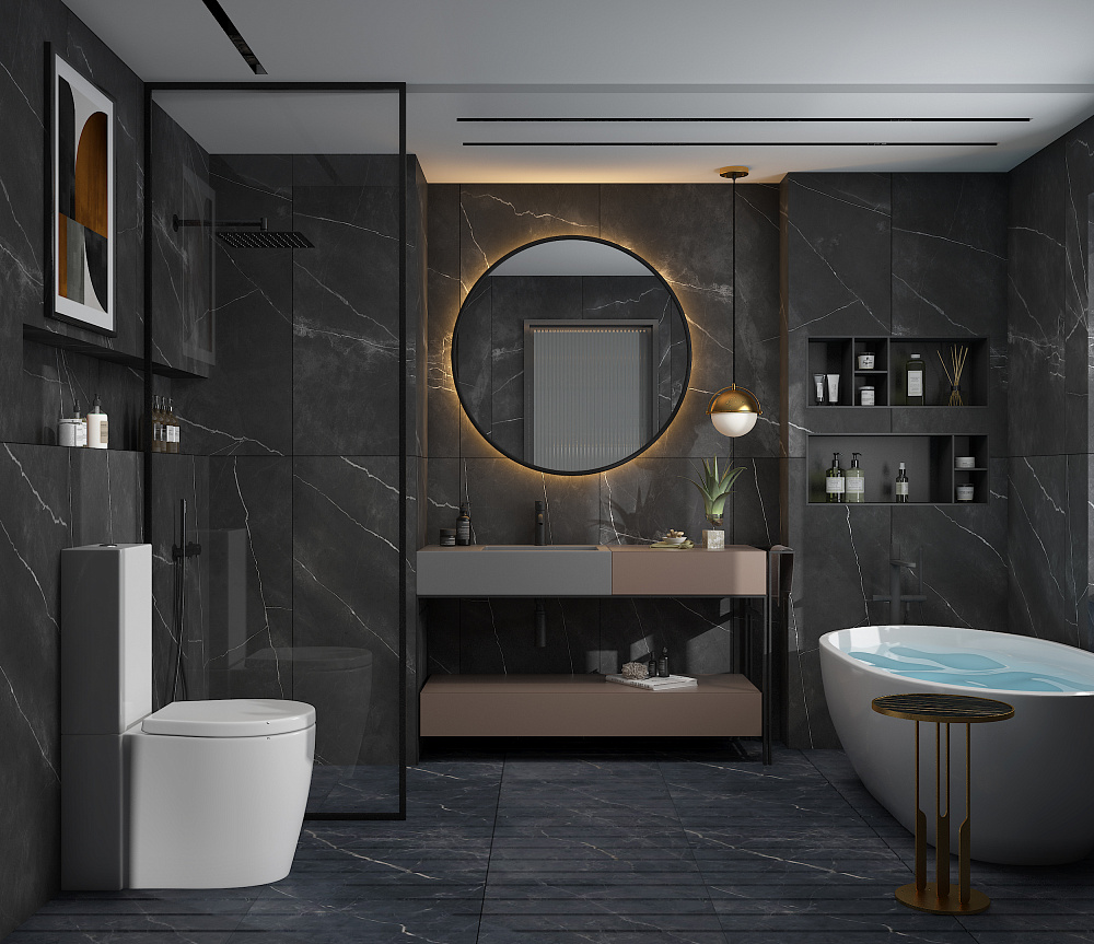 Venato Grey Basconi Home