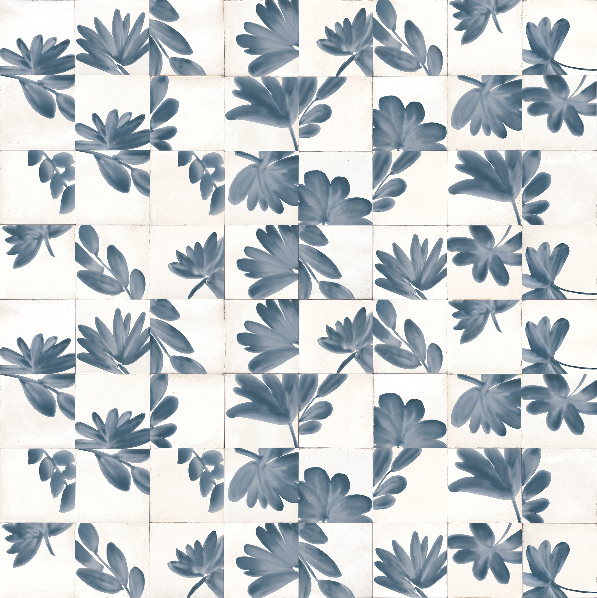 M9JA Rice Bianco Decoro Blossom Lux 15х15 MARAZZI Italy