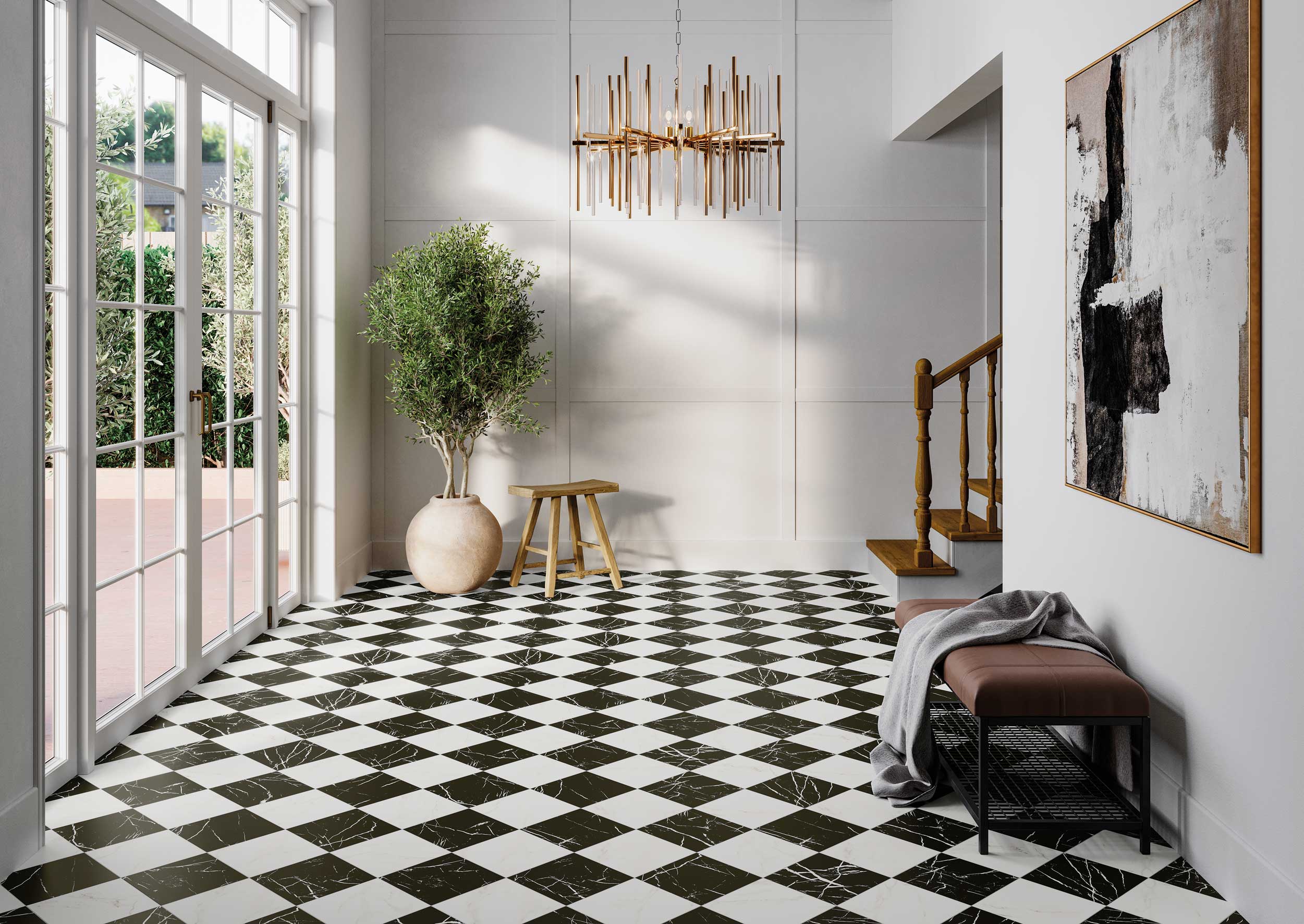 Chess Marquina 44.2x44.2 Realonda фото 3