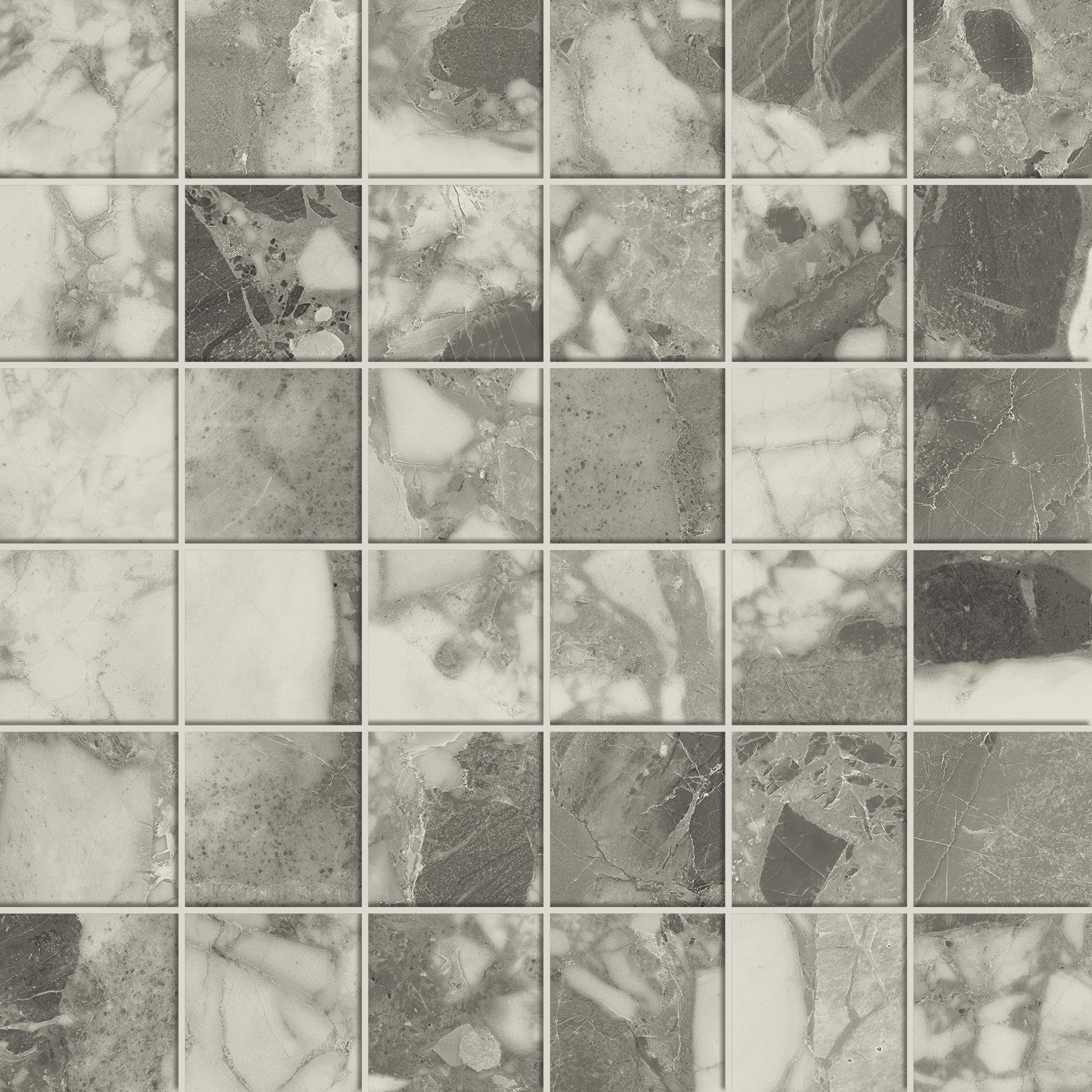 610110001057 Forte dei Marmi Ceppo Apuano Pearl Mosaic Lap 30x30 Atlas Concorde Russia