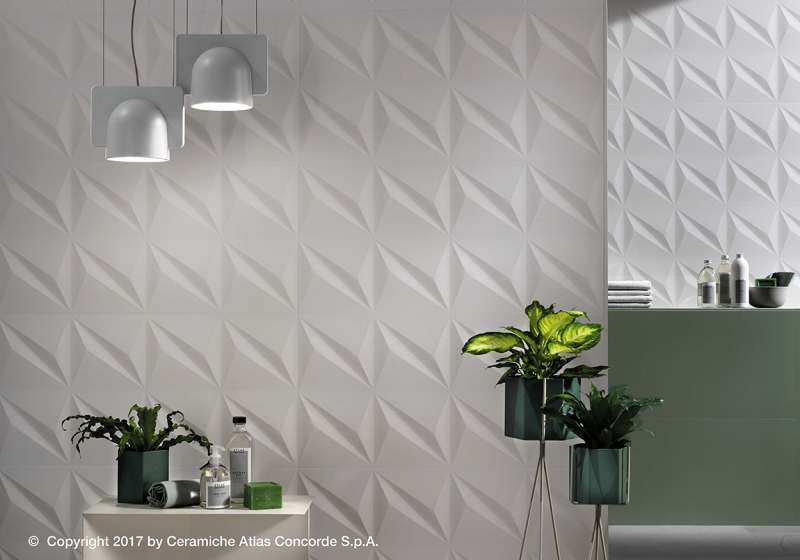 8DMA 3D Angle White Matt 40x80 Atlas Concorde