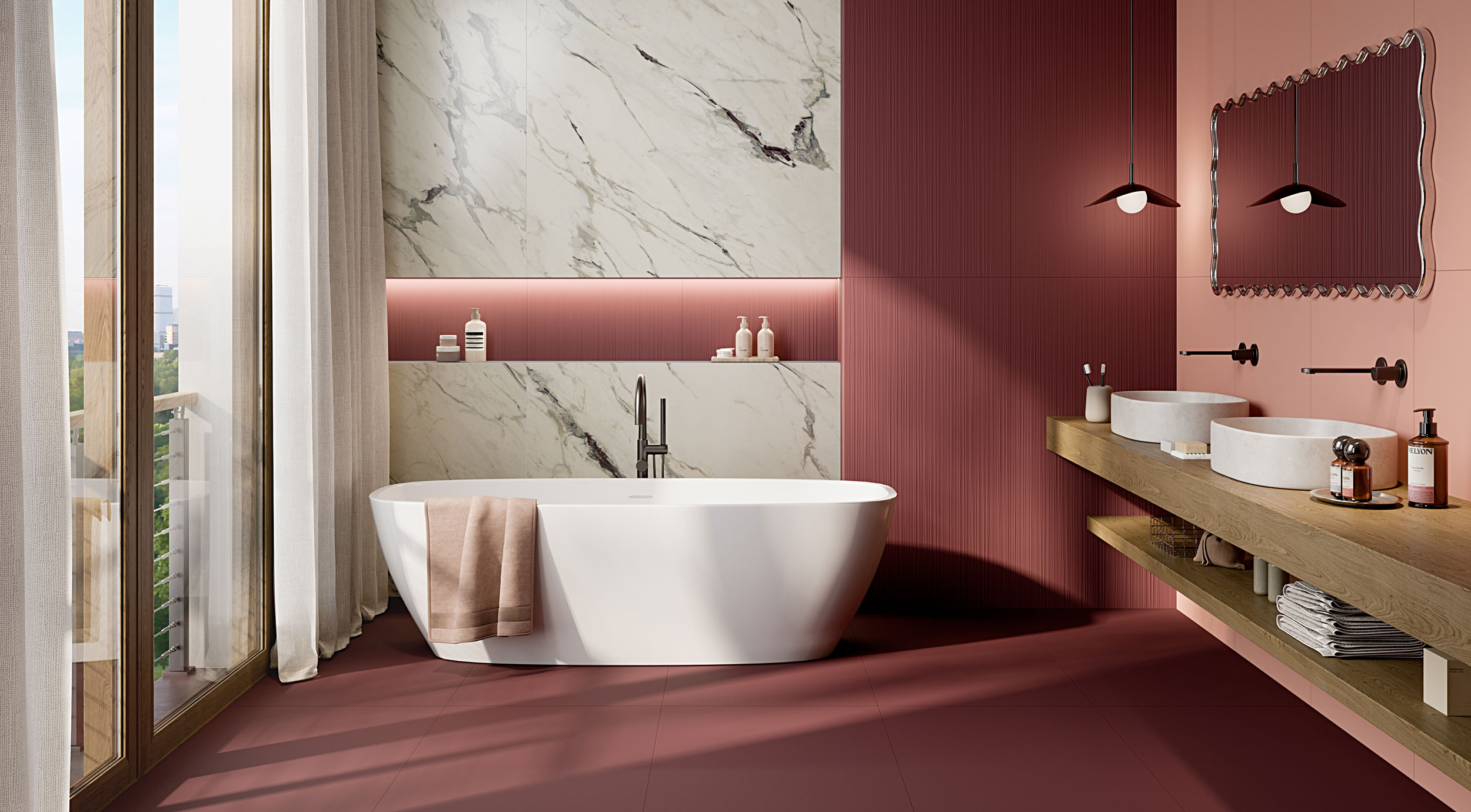 J94053 Pastel X Puro Plisse Rett 60x120 RHS (Rondine) Ceramiche фото 3