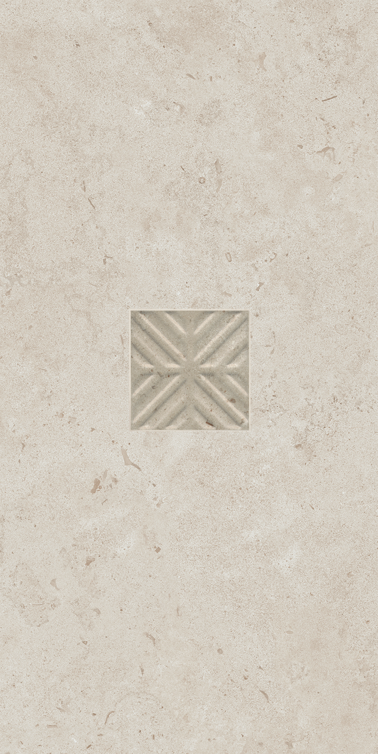 ID128 Декор Карму наборный бежевый матовый 30х60 Kerama Marazzi