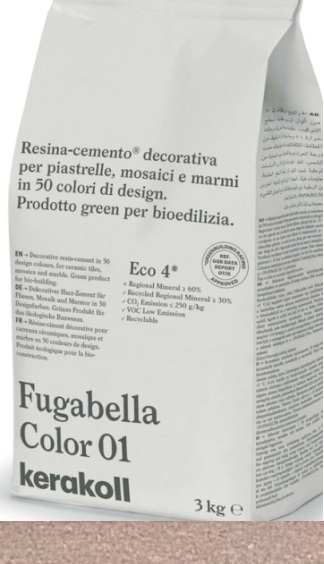 Fugabella Color затирка для швов 37 3кг Kerakoll