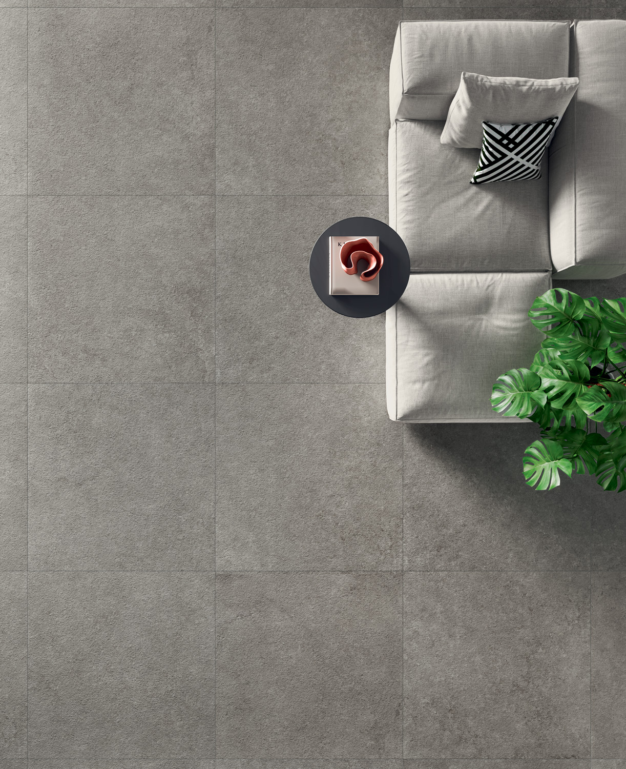 Pura Grey Chiseled Safetouch 6.5 mm 120x278 Kerlite фото 6