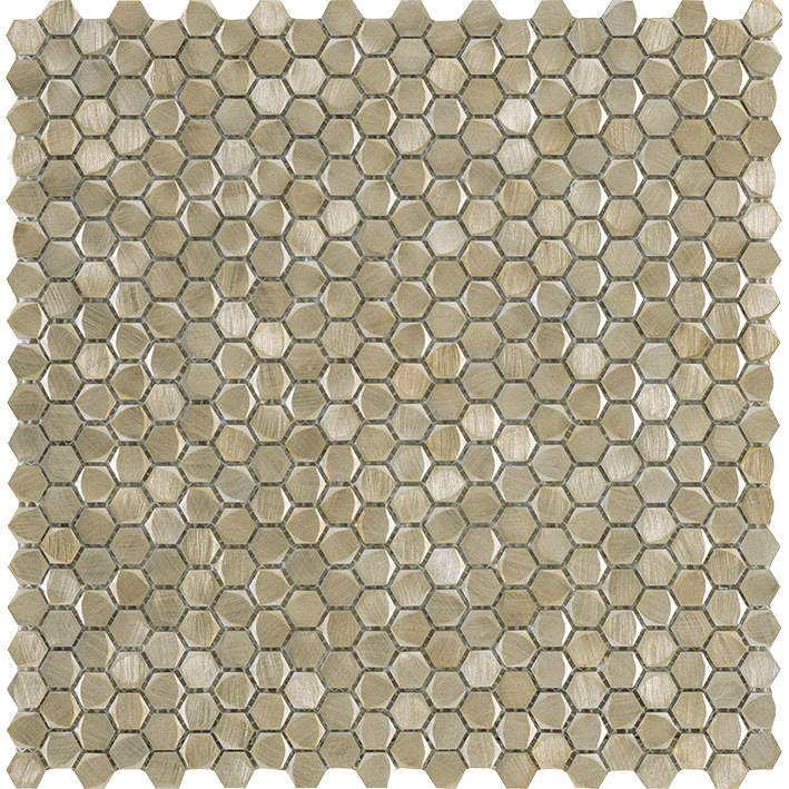 L244008671 Gravity Aluminium Hexagon Gold 30.7x30.4x04 L'Antic Colonial