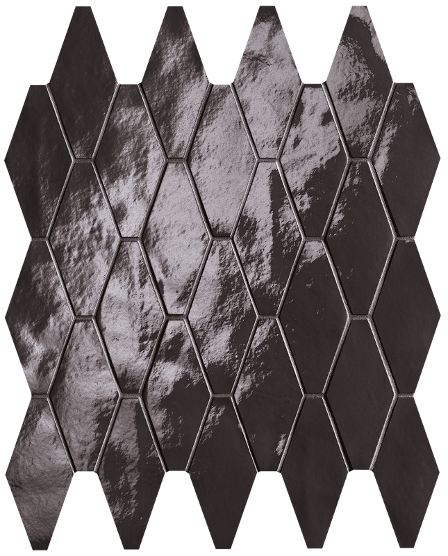 fRXB Glim Lavagna Rombi Mosaico Brillante 31x35,5 FAP Ceramiche