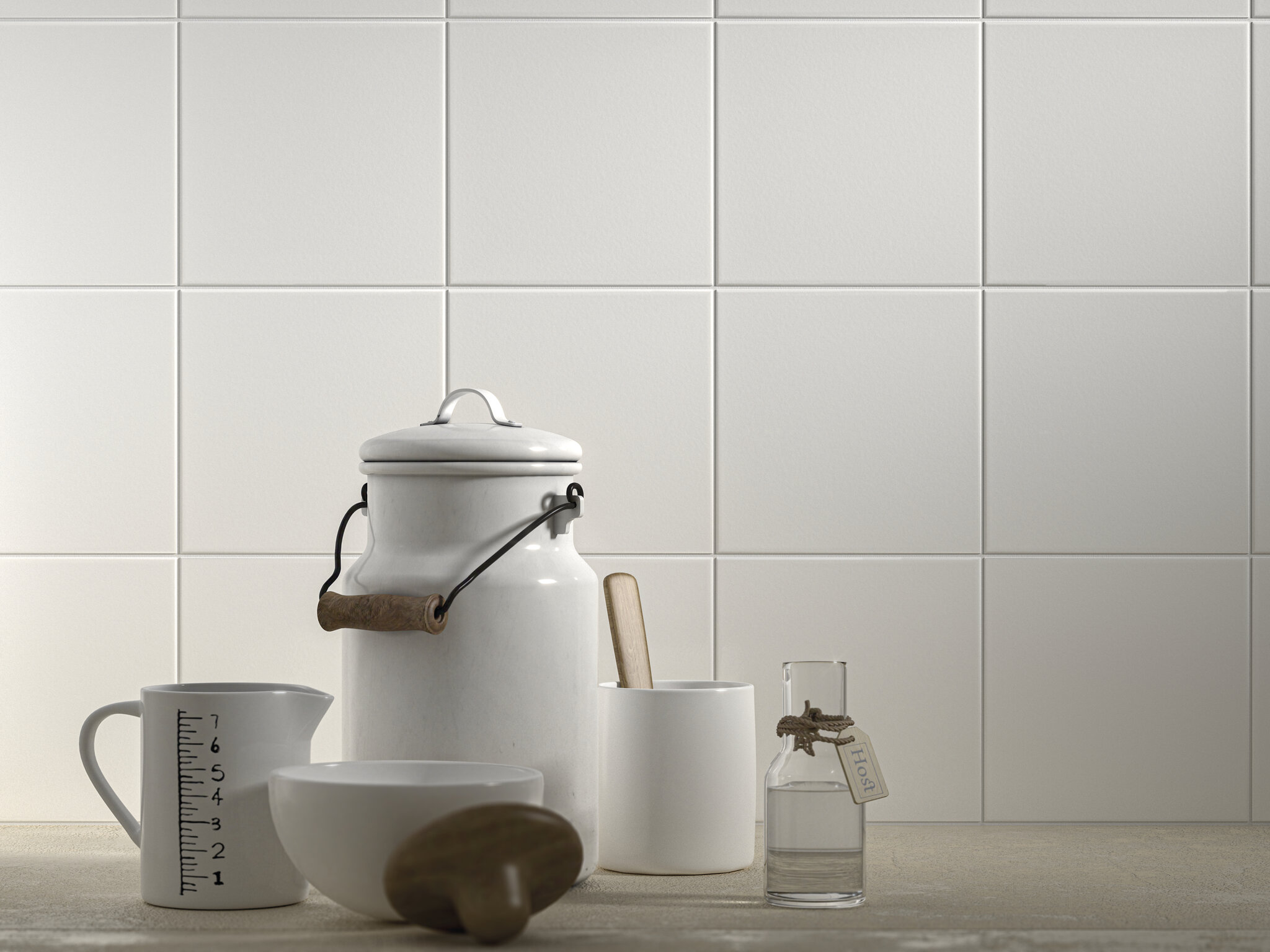 Blanco Brillo 10x10 Cifre