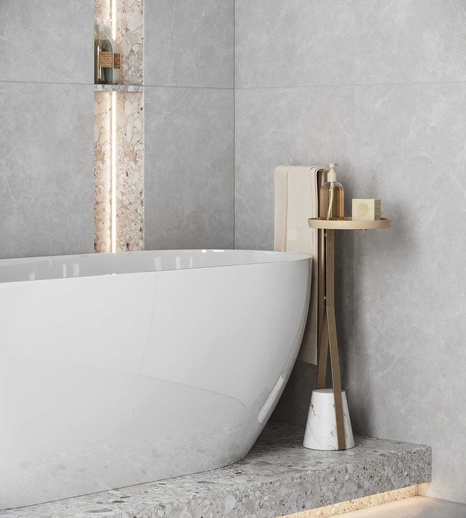 SL1003-A Oviedo Silver Solido 60x120 Creanza
