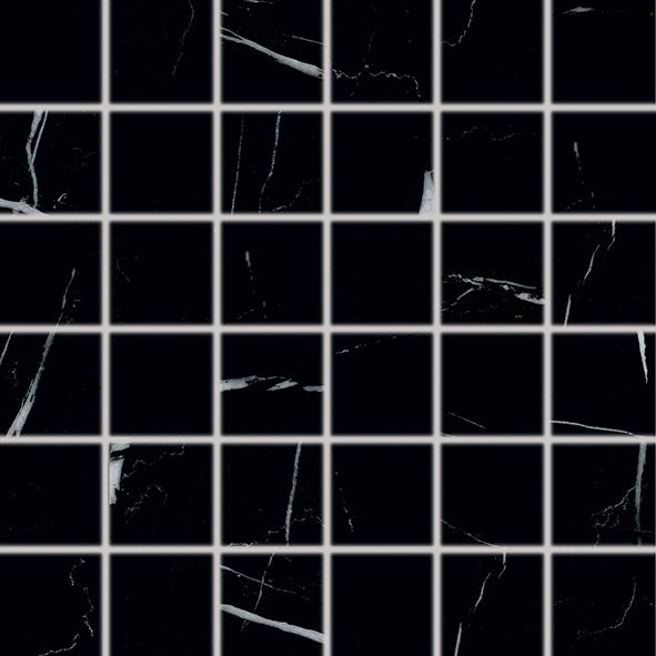 DDM06833 FLASH mosaic black matt R10 30x30 RAKO