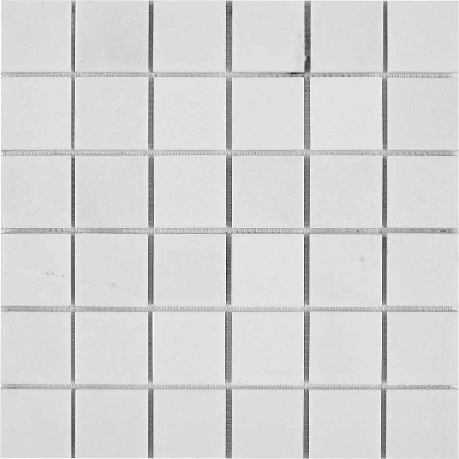 PIX296 Thassos из мрамора полированная 48x48 305х305x6 Pixmosaic