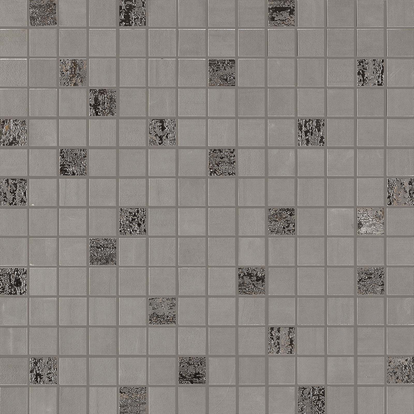 MMQZ Materika Mosaico Antracite 40x40 MARAZZI Italy