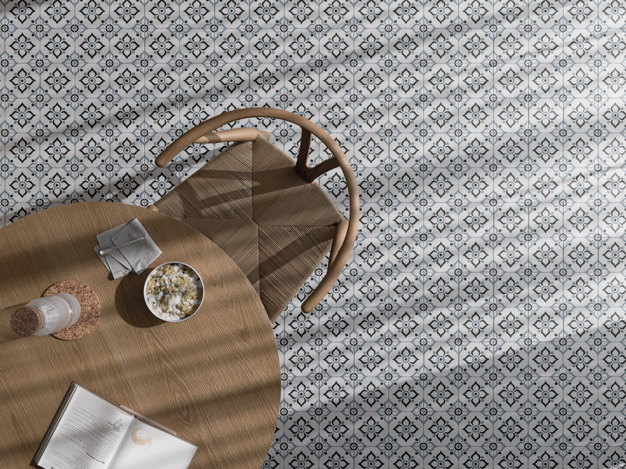 31086 Tanger Blue Garden 12.3x12.3 Harmony фото 12