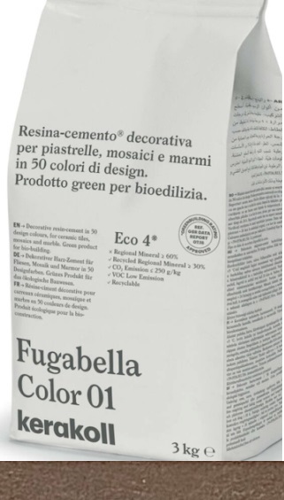 Fugabella Color затирка для швов 47 3кг Kerakoll